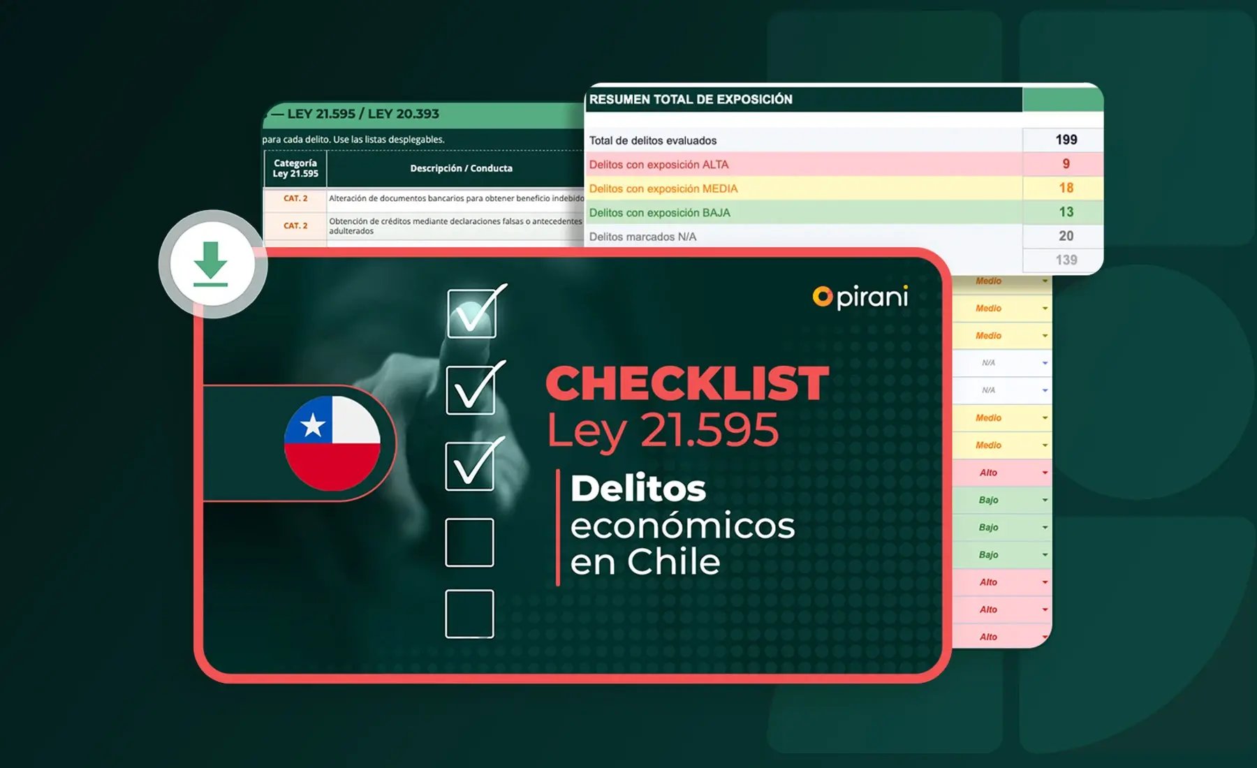 Destacado Checklist Ley 21.595 200 delitos Chile
