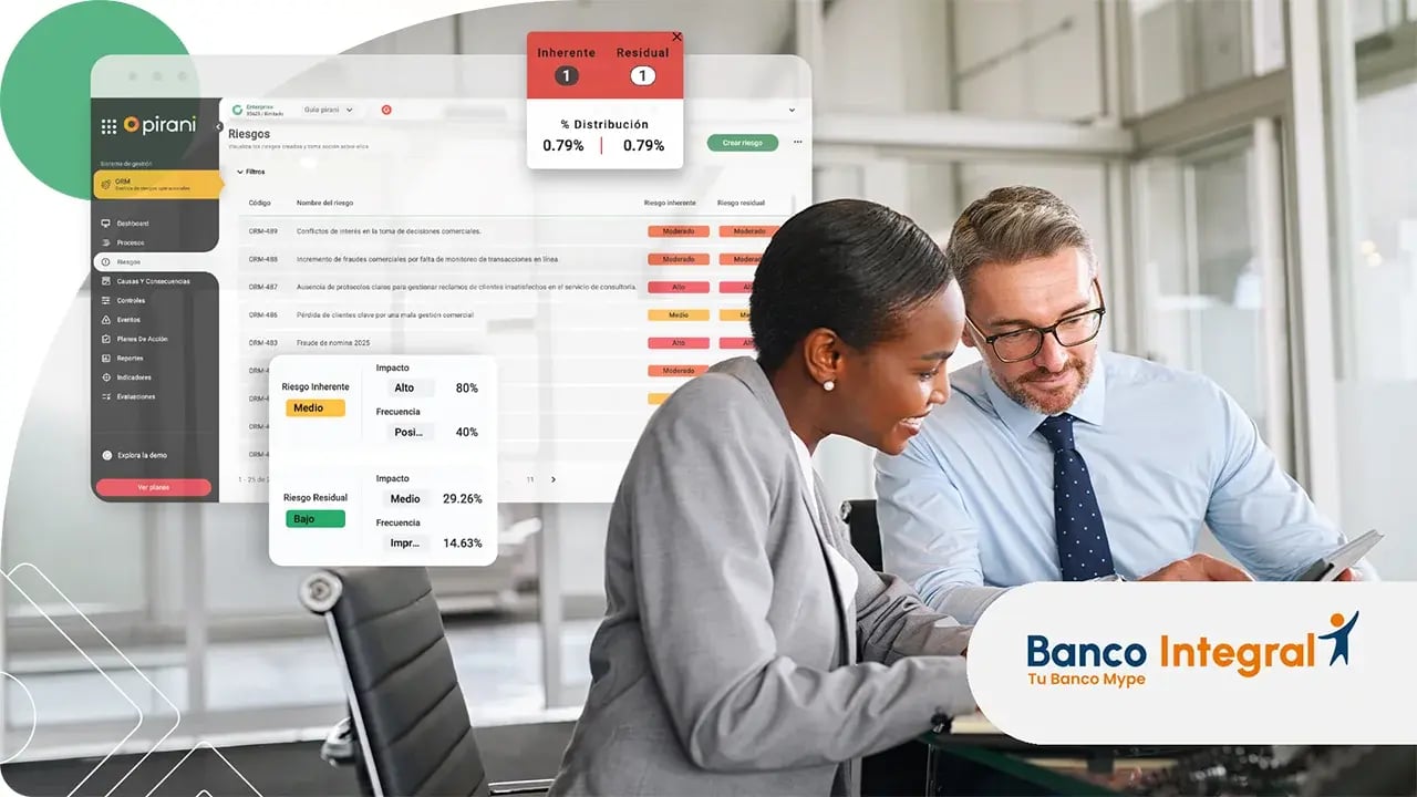 Banner banco Integral caso de exito Pirani