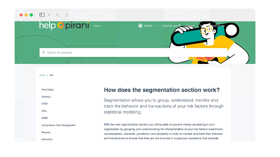 segmentation-Pirani