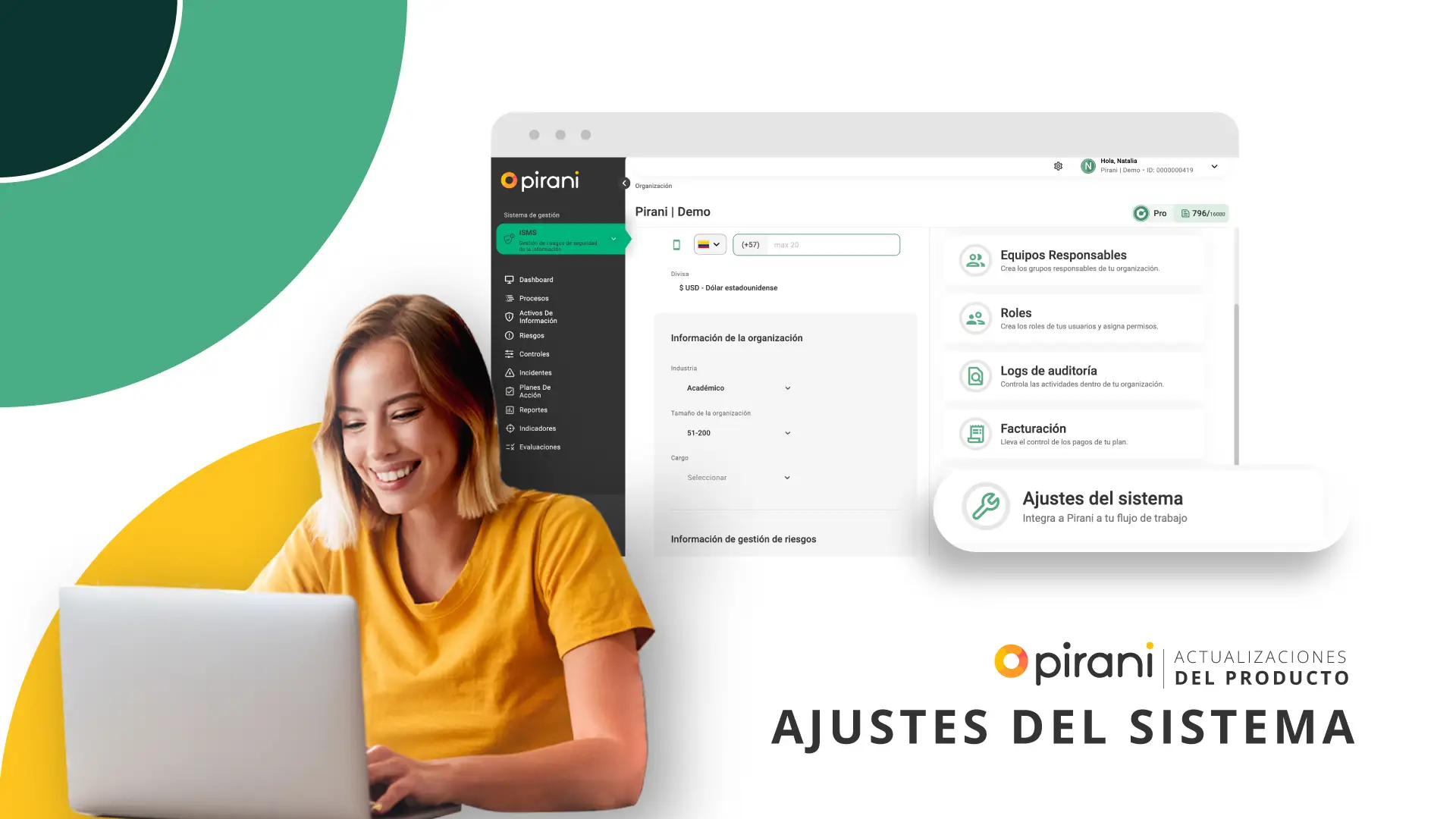 Integra Pirani a tu flujo de trabajo