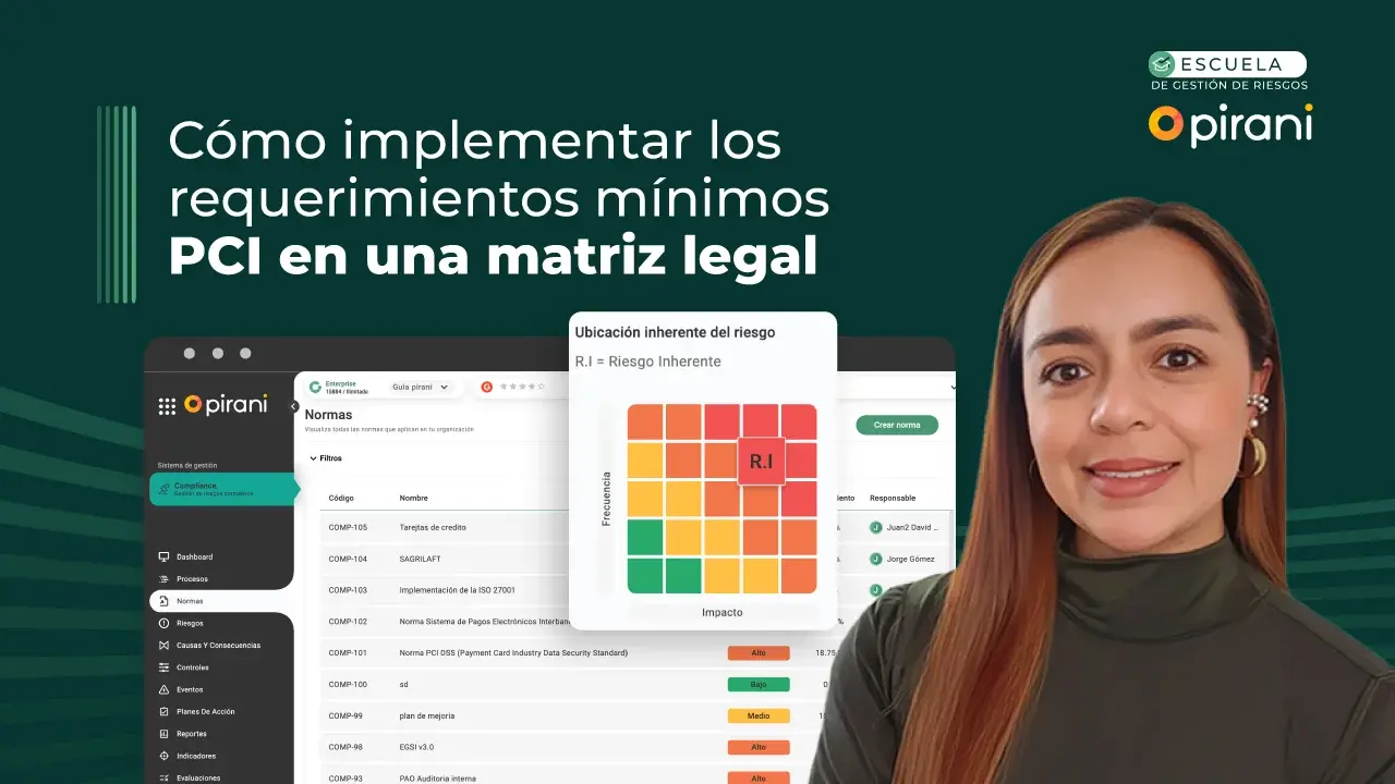 Cómo implementar los requerimientos mínimos PCI en una matriz legal