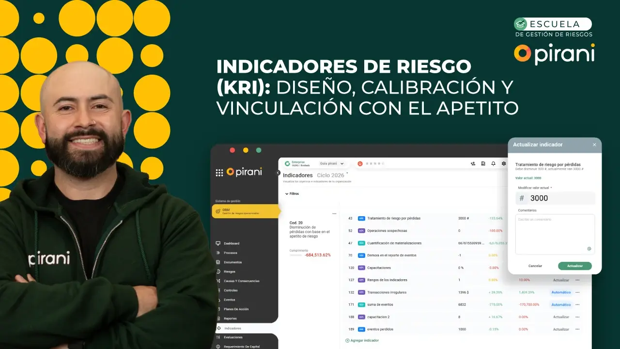 Indicadores de riesgo (KPI, KRI y KCI): cómo construir una matriz que sí funcione