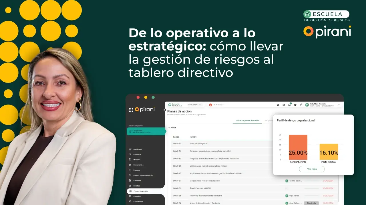 Reportes de Riesgos para Alta Dirección: cómo pasar de lo operativo a lo estratégico