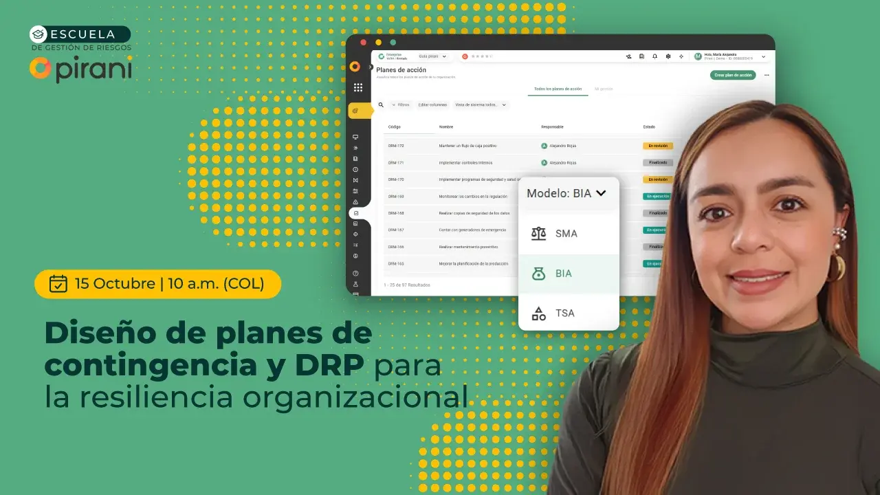 Planes de contingencia y continuidad de negocio