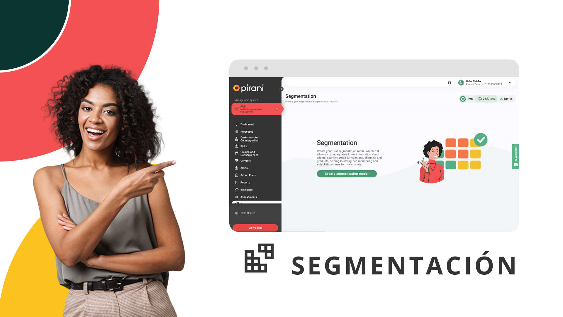 Crea modelos de segmentación para tu organización