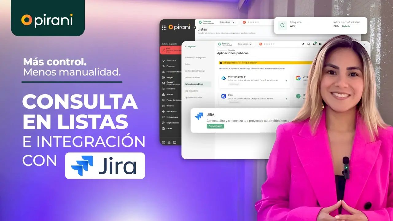 Consulta en listas AML e integración con Jira