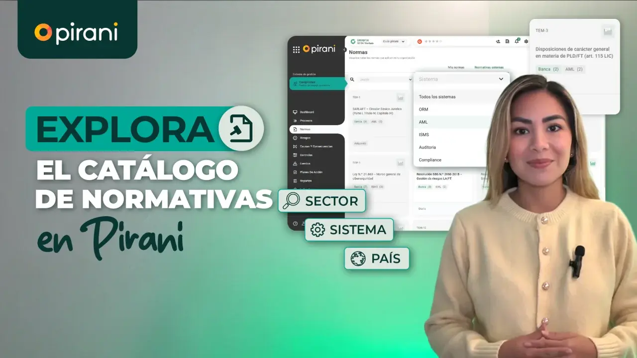 Filtros inteligentes en el catálogo de normativas compliance