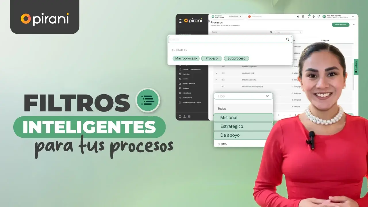 Filtros inteligentes para tus procesos