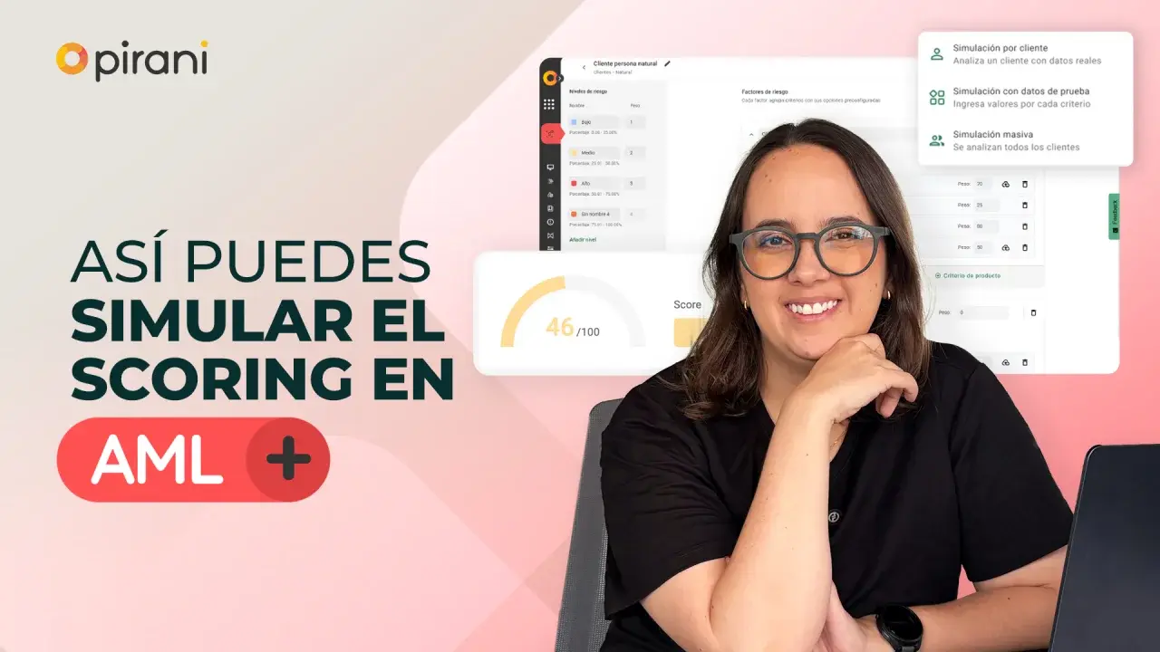 Simulación de scoring de riesgo AML