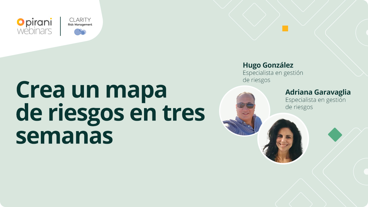 Crea un mapa de riesgos en tres semanas