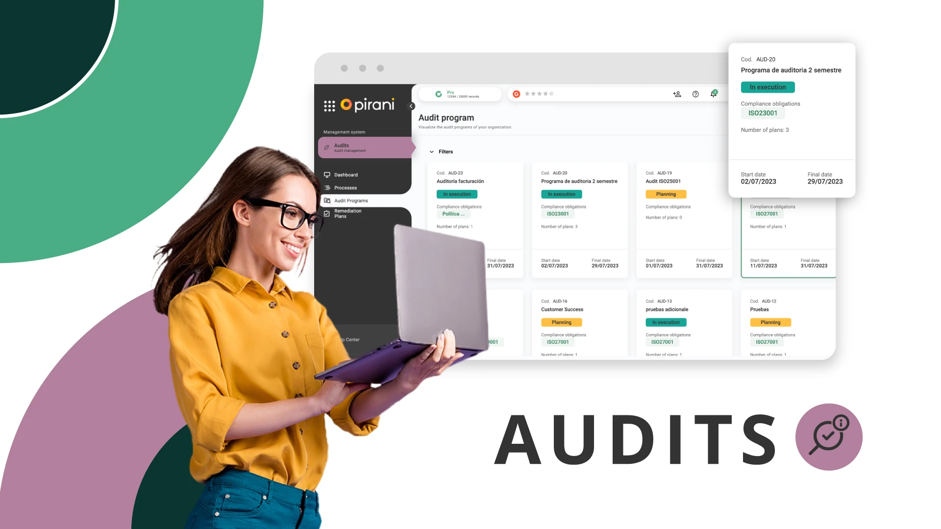 Successful audits with Pirani